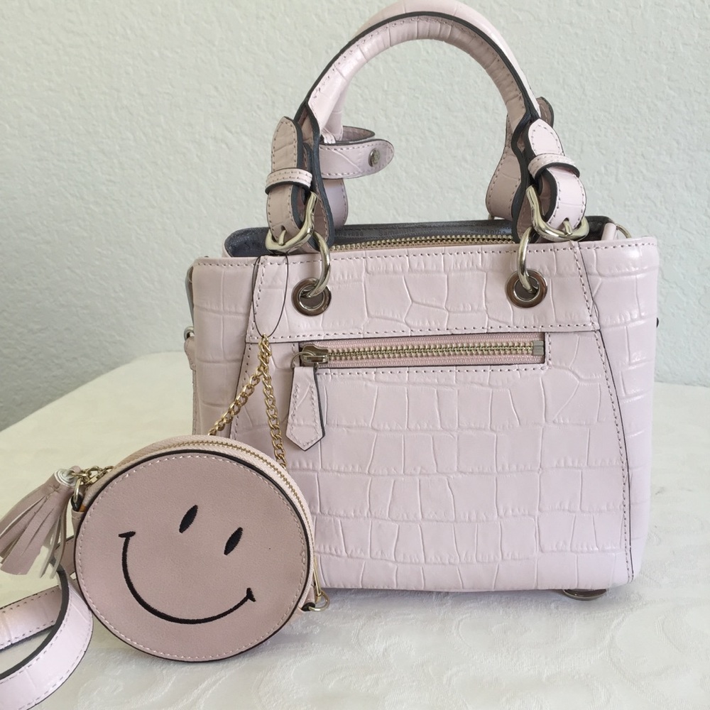 samantha thavasa Louisa Croc mini tote organizer bag
